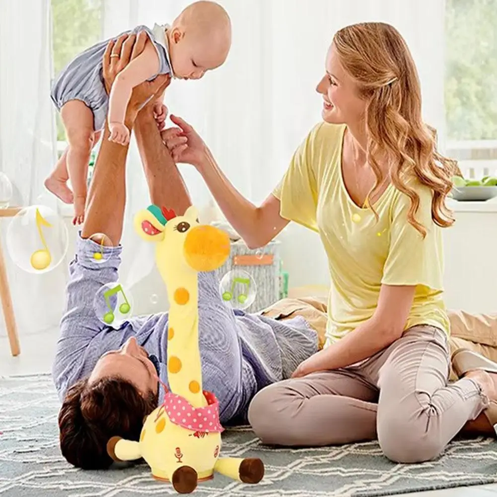 

Upgrade 3 Modes Musical Giraffe Toy Sings Dances Voice Imitatio Dancing Giraffe Toys With Led Lights Adjustable Volume Function