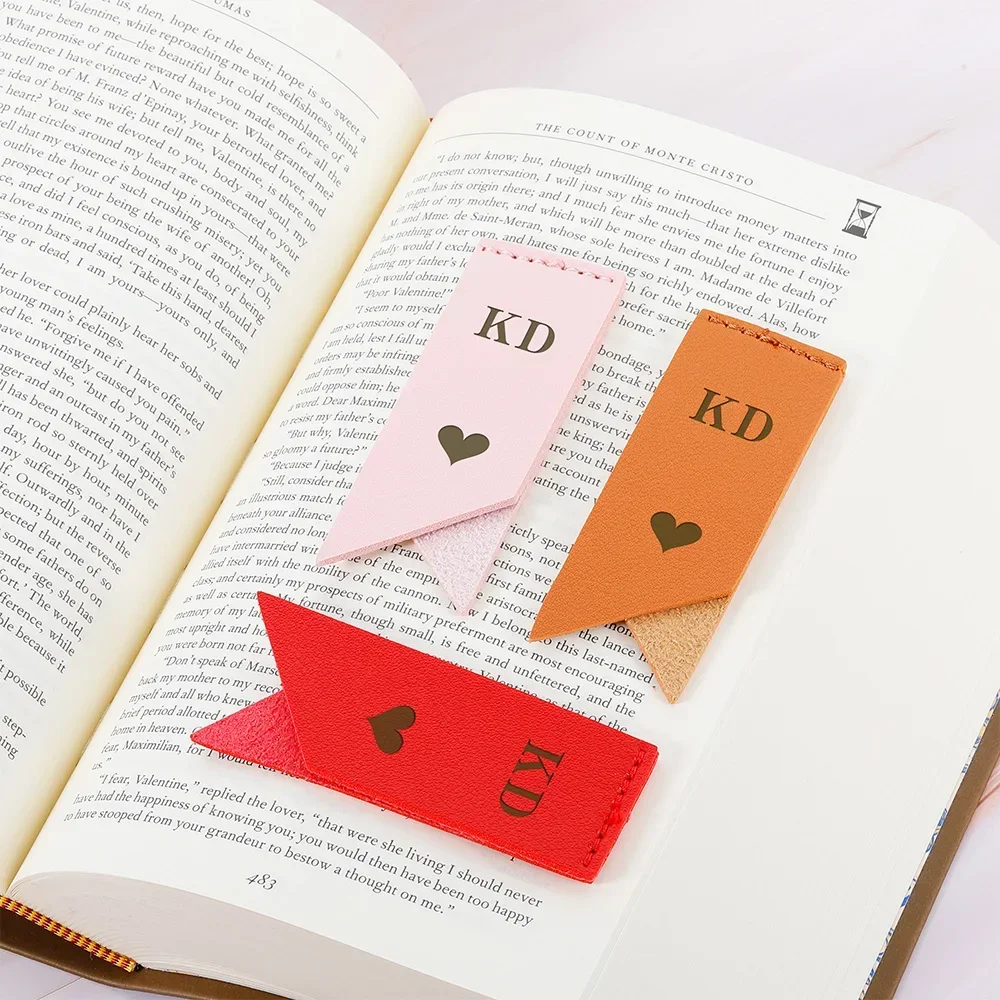 3 Stuks Gepersonaliseerde Lederen Bladwijzer Aangepaste Naam Bladwijzer Cadeau Voor Boek Liefhebber Familie Leraar Lederen Boeken Lezen Pagina Marker