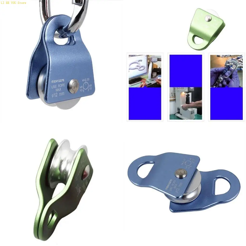 W3JE Active Rulley Block xoay ròng rọc để lên dây đai băng dây băng nâng sling