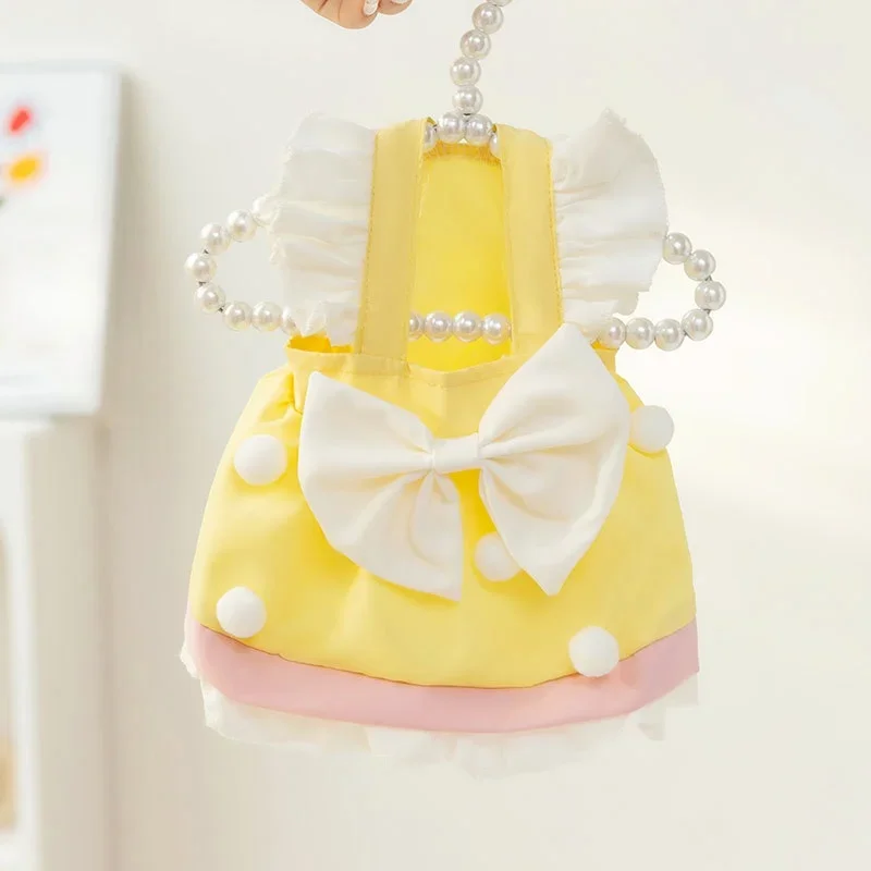 

Fashion Dog Clothes Summer Pet Dog Princess Dress Cute Bow Puppy Skirt Cat Flying Sleeve Dress Dogs Apparel Pet Product Supplies