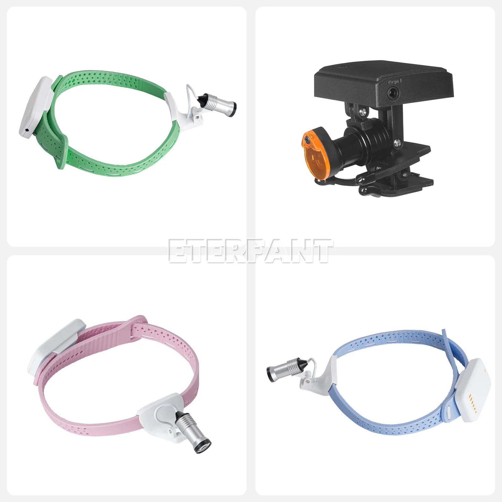 

Легкий силиконовый налобный фонарь для стоматологической хирургии, медицинский светодиод 5 Вт, розовый/зеленый/синий/5 Вт, светодиодный беспроводной зажим для фар, оптический фильтр