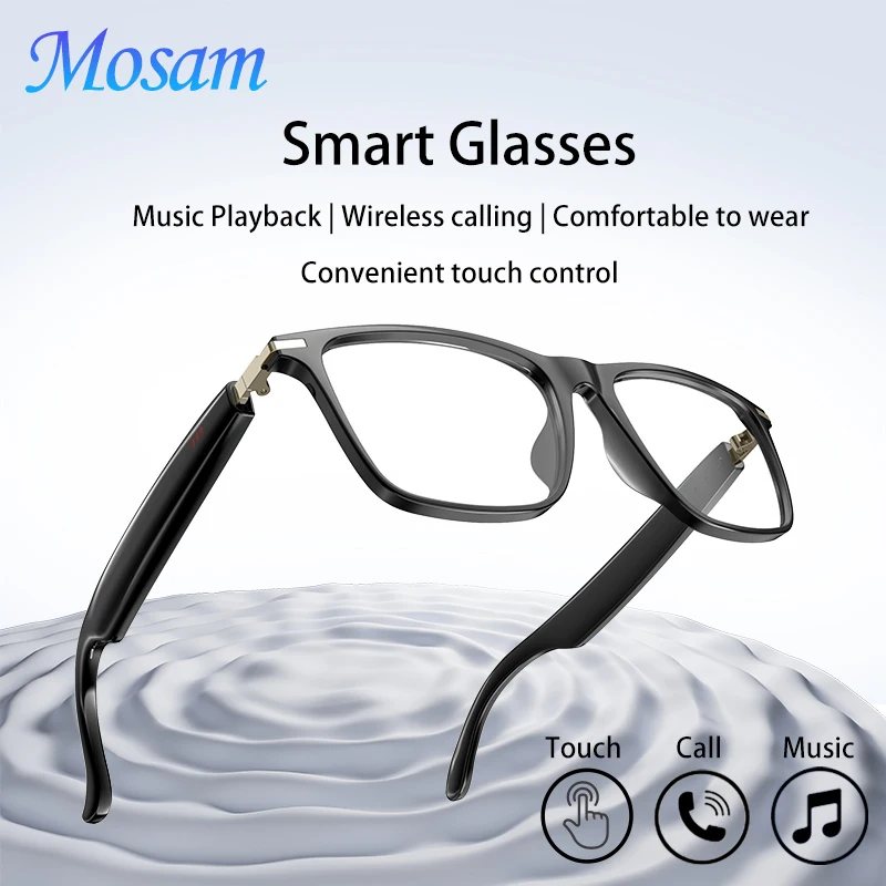 Mosam M01 gafas inteligentes Bluetooth 5,4 IP68 gafas de sol impermeables bluetooth gafas inteligentes auriculares
