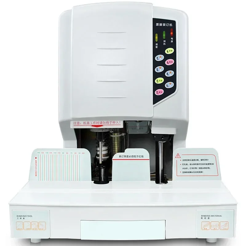 Electric Document Binding Machine: Laser-Positioning Thermal Glue Binder for Proposals and Archives