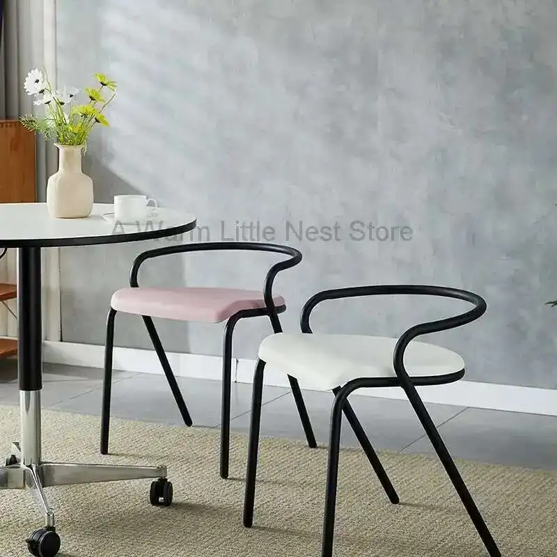 

Bedroom Gaming Dining Chairs Wedding Retro Restaurant Mid Century Dining Chairs Computer Accent Unique Sillas Room Furniture