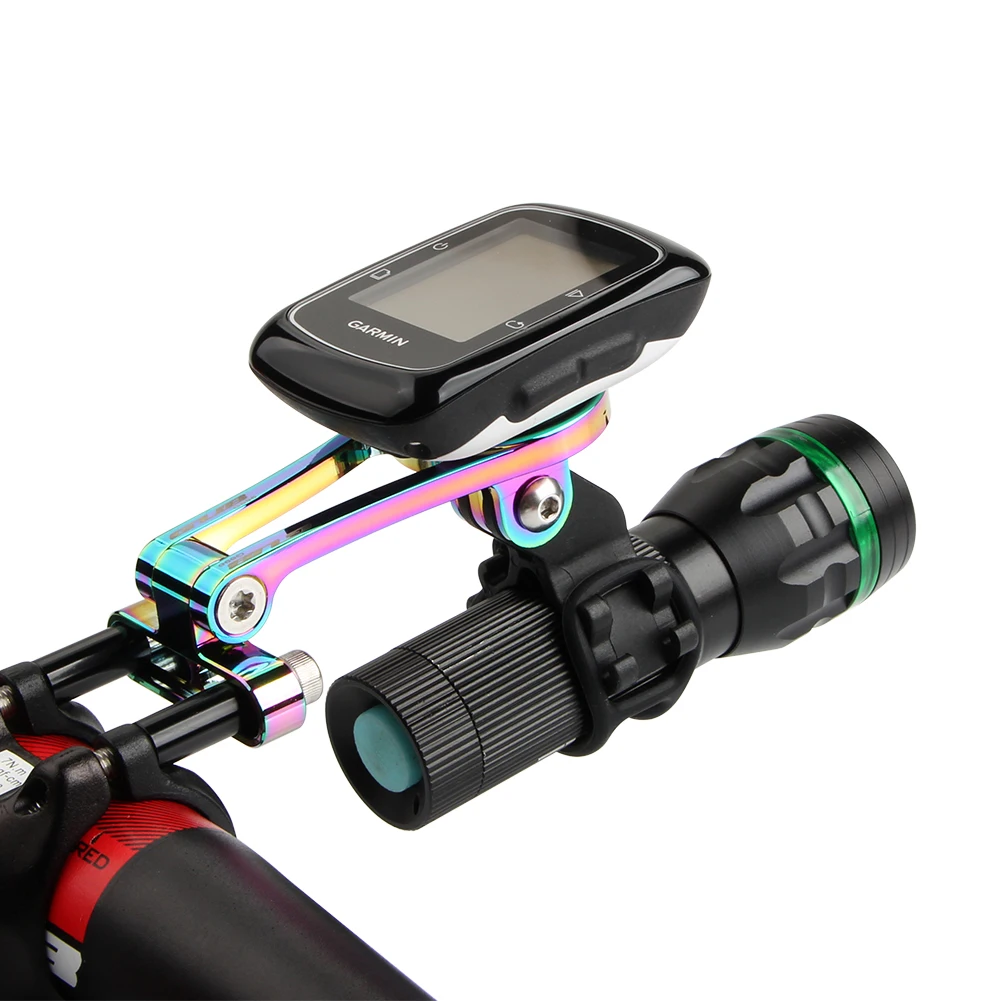 GUB 696 Bicycle Speedometer Holder MTB Bike Handlebar Stopwatch Extension Bracket for Garmin Edge CATEYE Bryton Gopro Bike Compu image 5