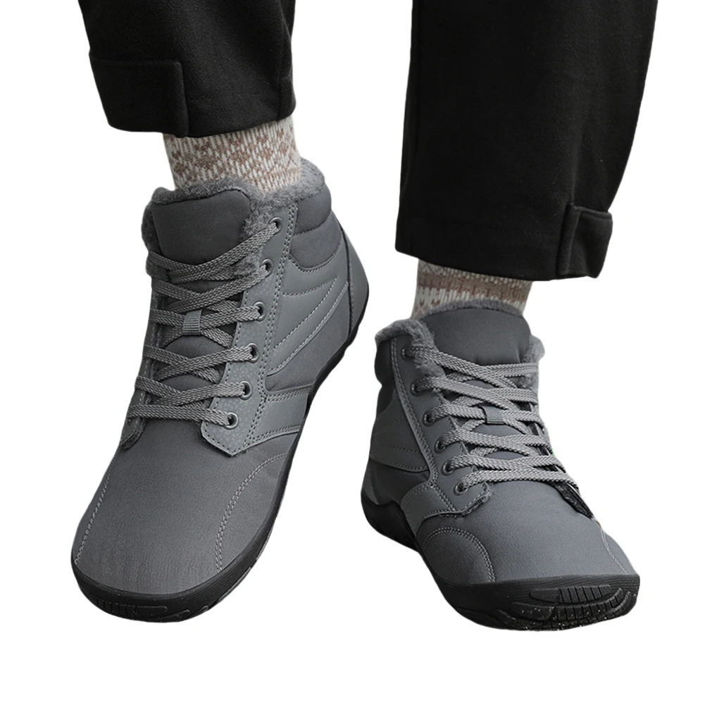 

Winter Snow Boots Cold-Proof Trekking Shoes Anti Slip Minimalist Five Finger Boots Lightweight Walking Boots for Outdoor Travel