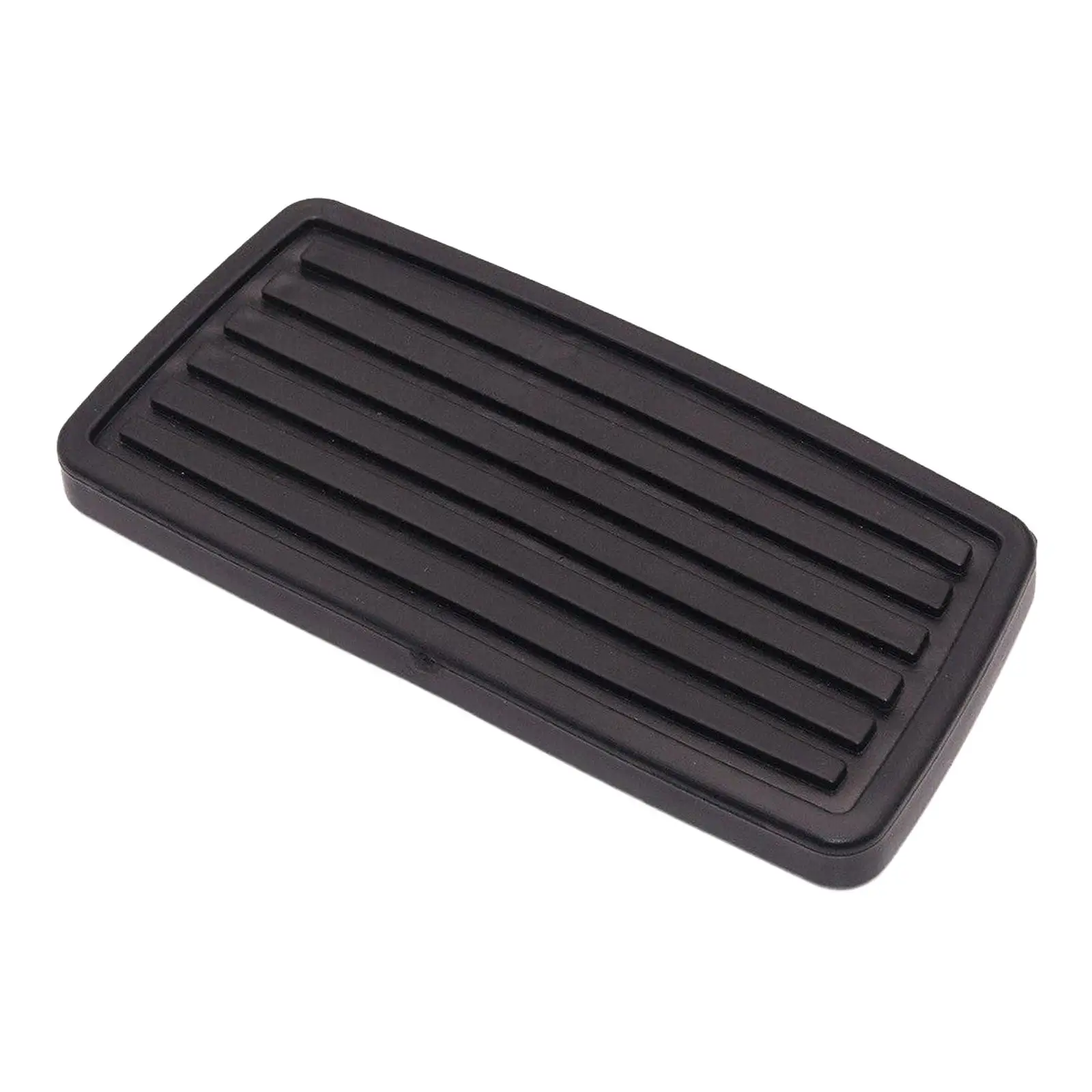 Black Rubber Brake Pedal Pad Cover Wear Resistant Car Pedal Accessory for Peugeot 206 and Daily Commuting