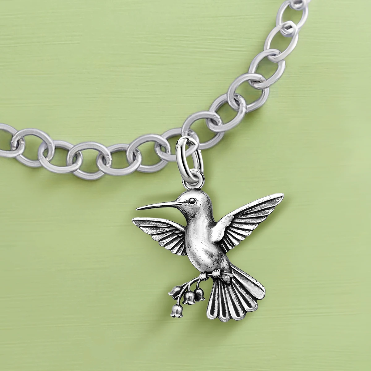 Adjustable 925 Sterling Silver  Vintage Pendants Bird Animal Series Charms Beads Fit Original Bracelet Necklace DIY Jewelry