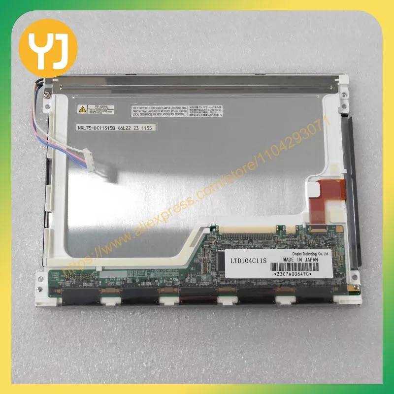 LTD104C11S LCD Panel 10.4 inch 640*480 LCD Display Screen For Industrial