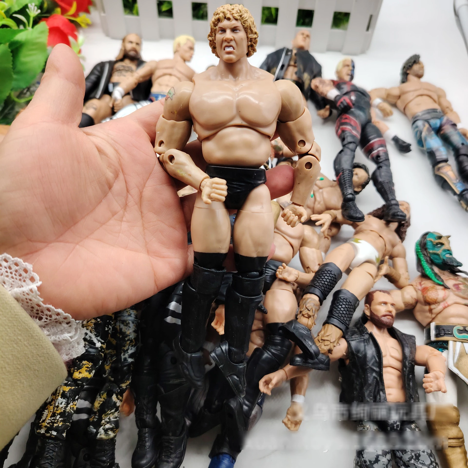 لعبة كلاسيكية أصلية للمصارعة المهنية المصارع المصارع عمل الشكل أنماط مختلفة صوتها المنقولة عمل الشكل الملاكم #2