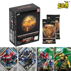 Cartões Transformers Generations para meninos, coleção Horizon, periféricos cinematográficos, personagens, Optimus, Megatron, Bumblebee, brinquedos de cartões raros, presentes genuínos