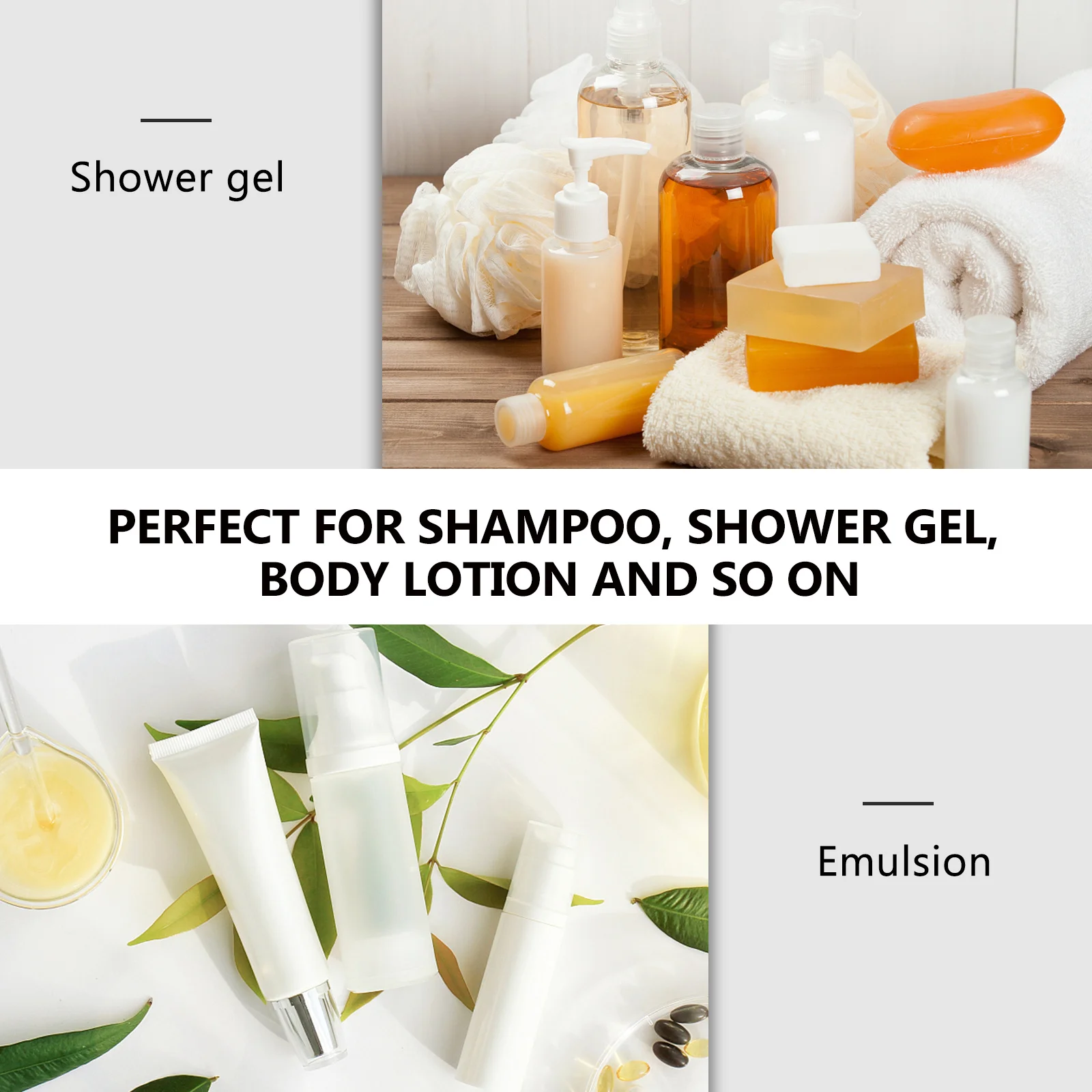 10Pcs 30ml Portable Liquid Bottles Empty Travel Containers Durable No Smell Refillable Reusable Ecologically Friendly