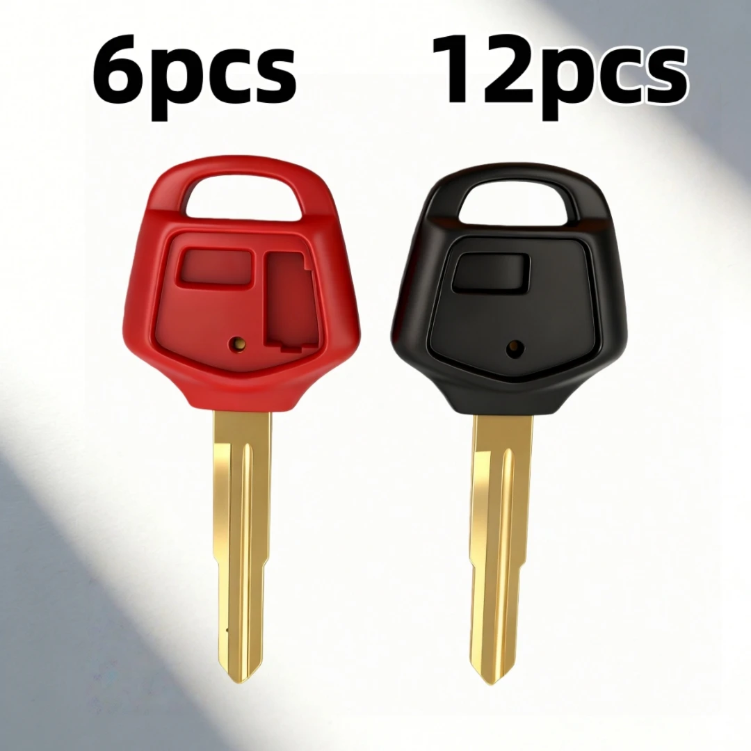 

6pcs 12pcs Blank Key Motorcycle Replace Uncut Keys can be placed anti-theft for Honda GL1500 GL1800 Gold Wing 1800