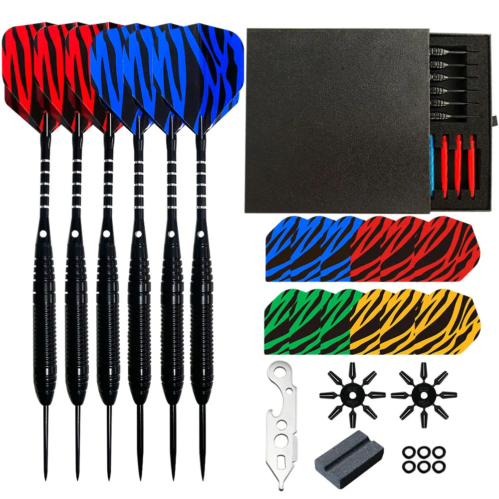 WEDARTER 22G硬質鋼針ダーツトレーニング一体型耐落下プロフェッショナルフライングスタンダードセットストレートチューブフライングスタ