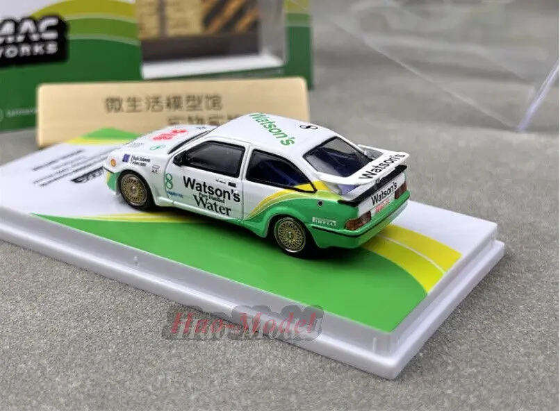 TW 1/64 для Ford RS500 Sierra Cosworth, модель автомобиля из сплава, имитация литья под давлением, игрушка, подарок на день рождения, коллекция для хобби