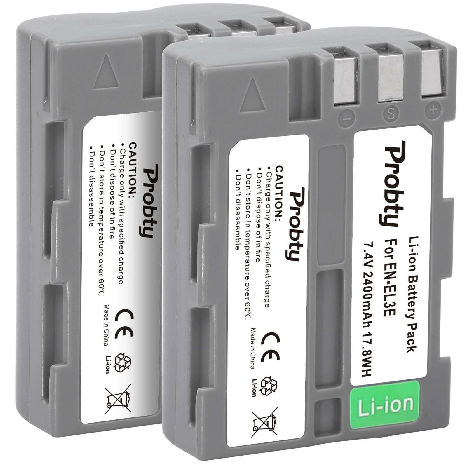 EN-EL3e Replacement Battery+LCD Chargerfor Nikon D50 D70 D70s D80 D90 D100 D200 D300 D300s D700 Digital SLR Cameras