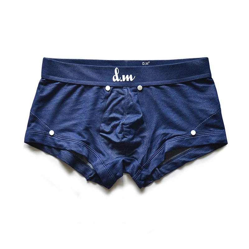 

Men's Panties Boxers Man Low-Rise Sexy Man Undrewear Fashion Denim Boxers Sexy Tоy Mens Solid Shorts Underpants Briefs