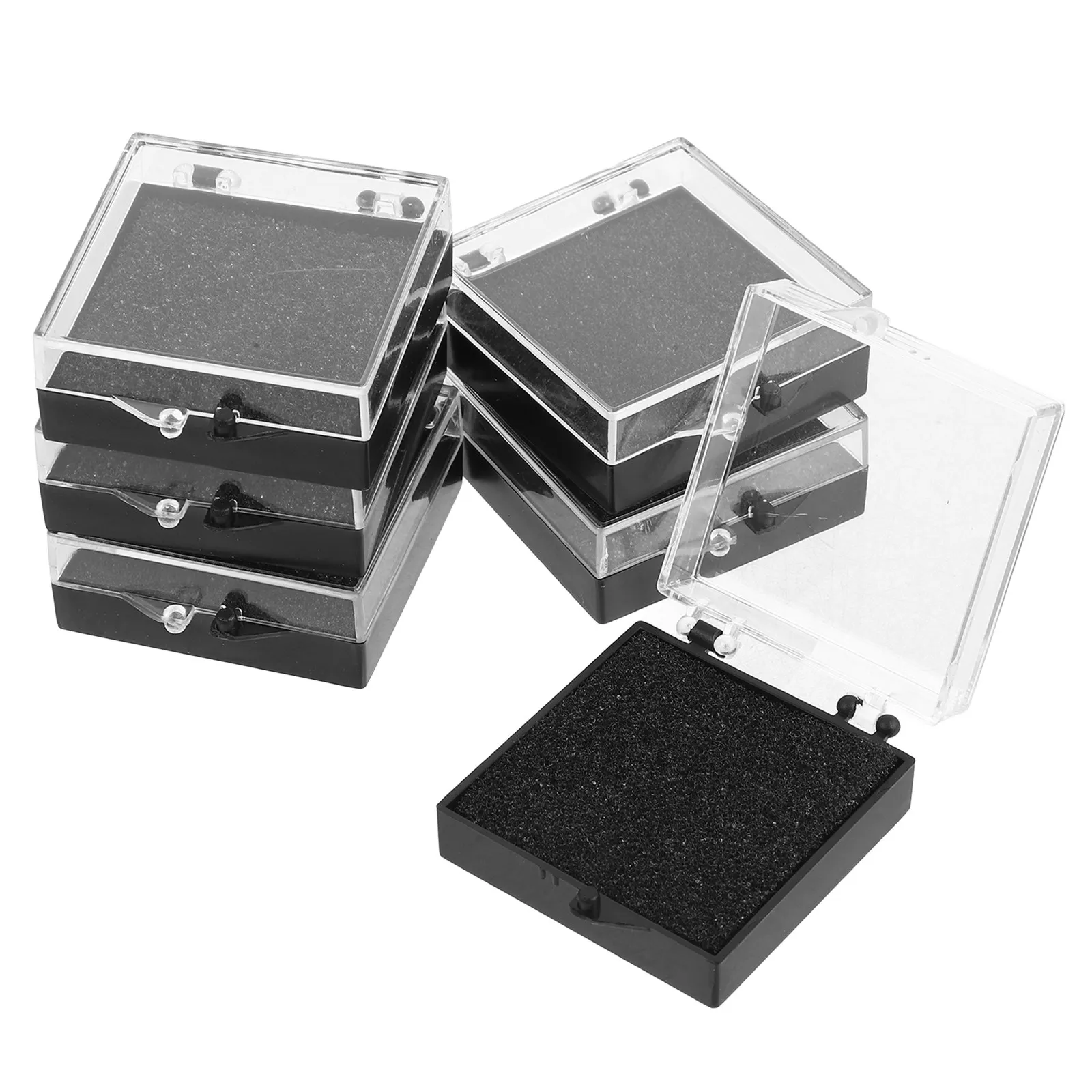6Pcs Badge Storage Box Elegant Lapel Pin Organizer Lightweight Jewelry Display Case Brooch Protection Holder Badge Display Box