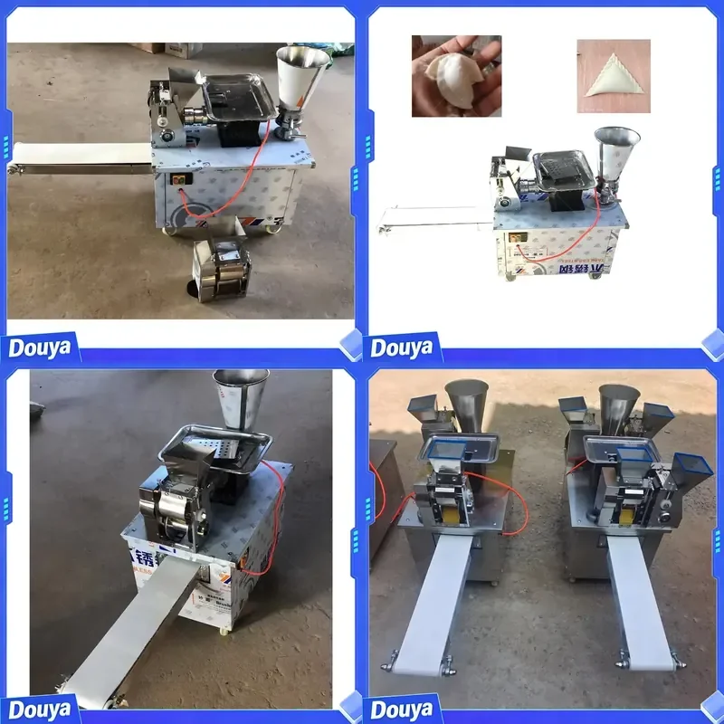 The price of a stainless steel automatic meat filling roll mini dumpling machine with motor as the core component for home