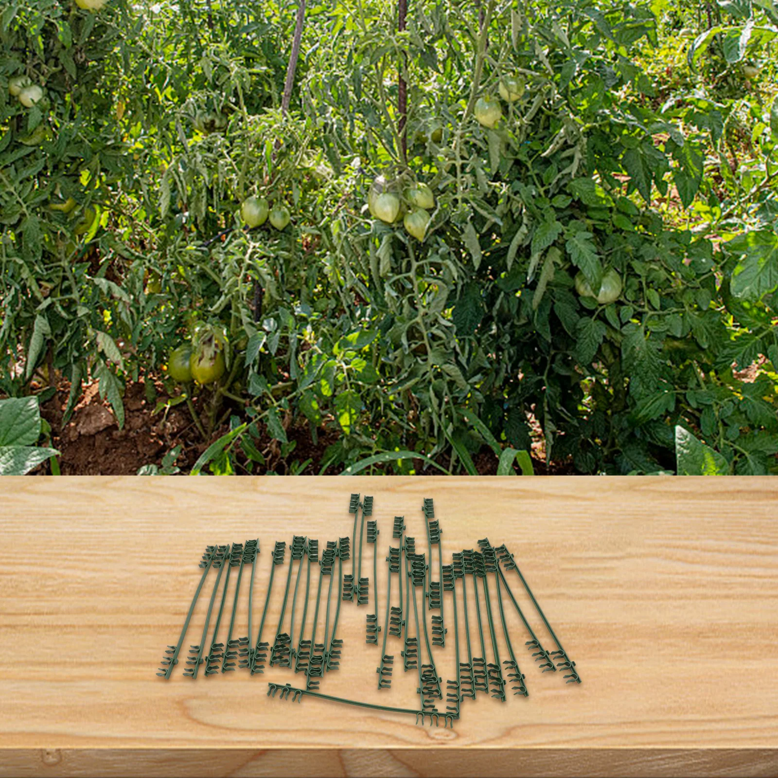 Vertical Gardening Climbing Rods Kit Easy Installation Fits Small Areas For 8mm Round Tube Support Rods For Tomatoes