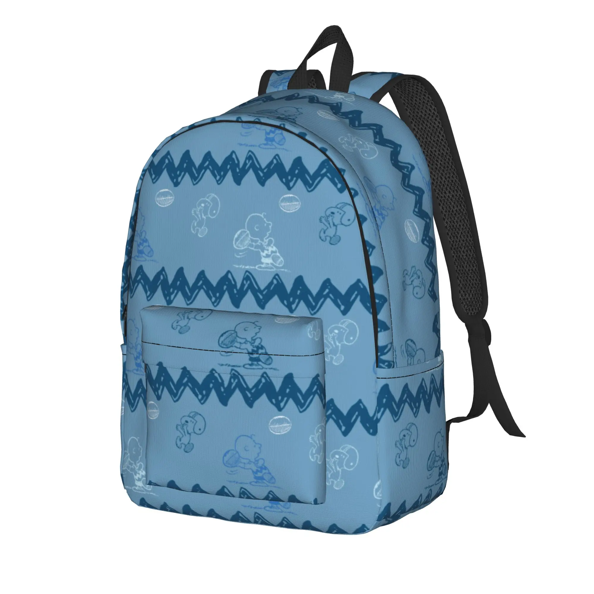 S-Dog-Snoopies Cartoon Backpack for Men Women Teenage High School Business Daypack  Laptop Canvas Bags Outdoor