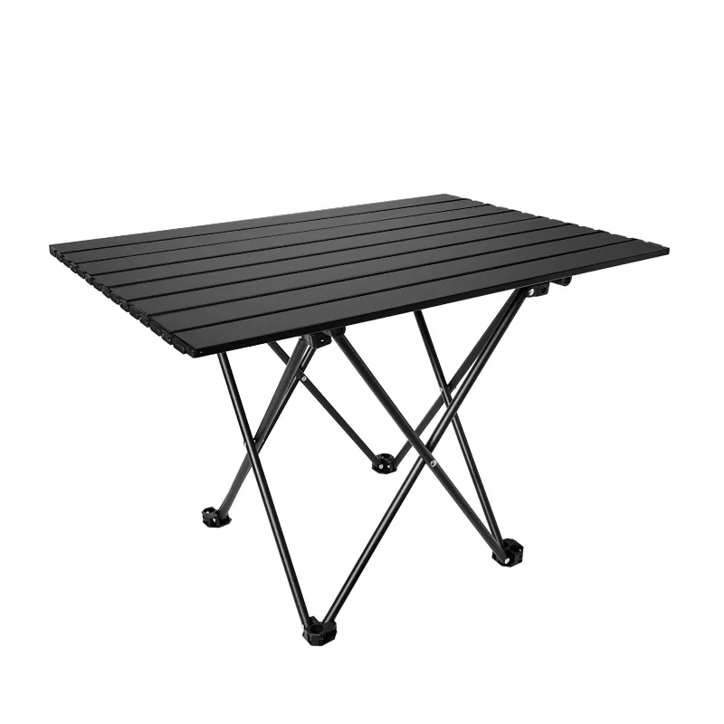 Outdoor table, aluminum alloy foldable camping table, portable stalls table