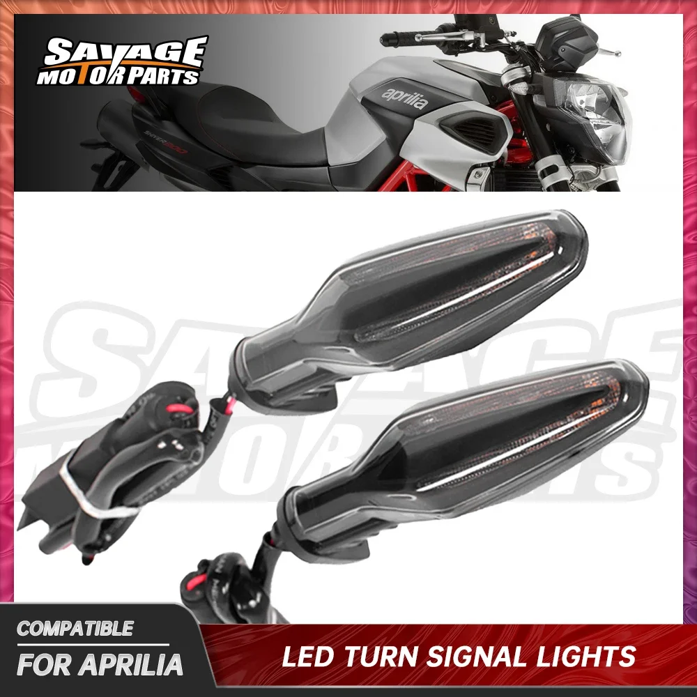 

LED Turn Signals For Aprilia SMV750 SMV 900 1200 Dorsoduro SL900 750 SHIVER Motorcycle Indicator Lights Blinker Front Rear Lamps