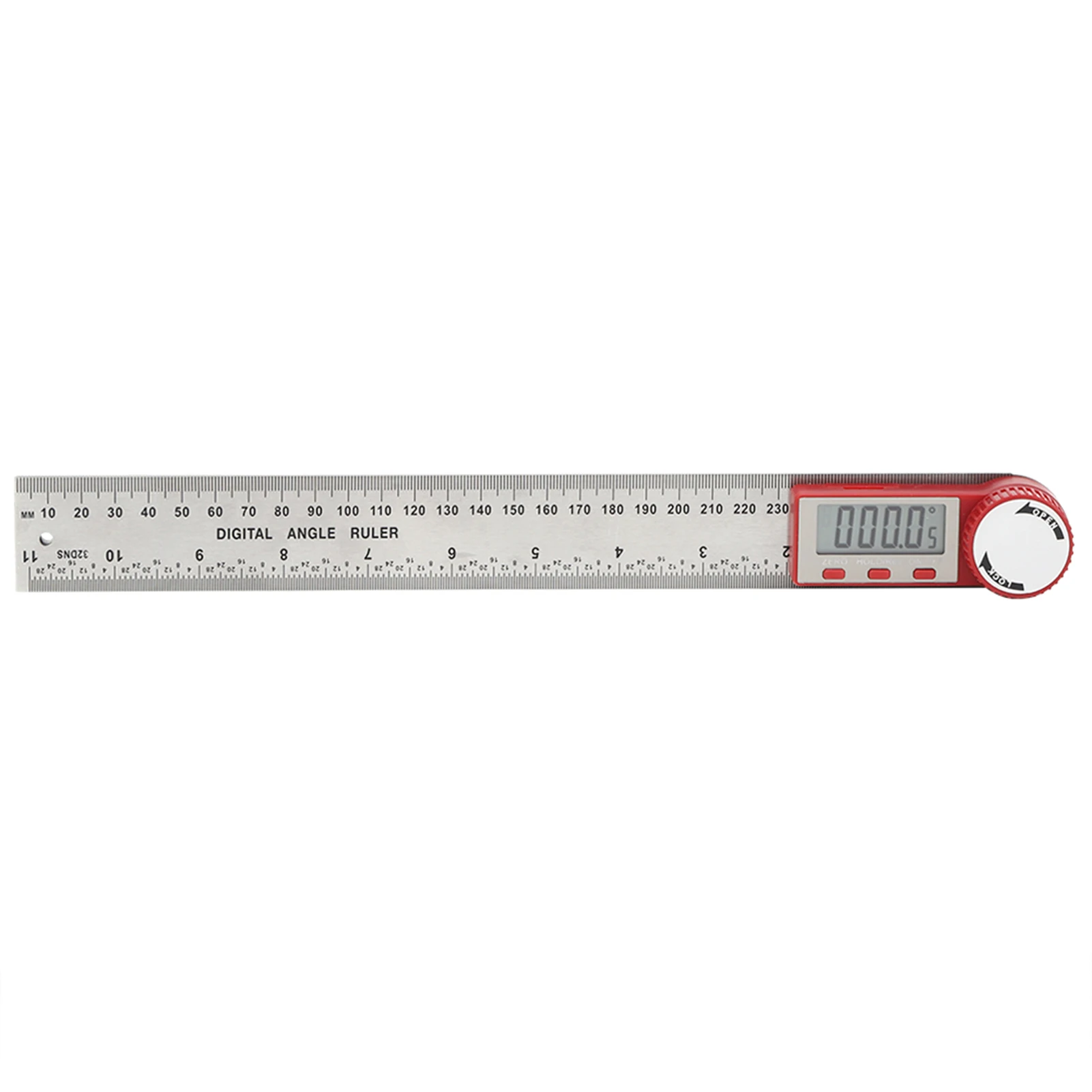 Digital Ruler Stainless Steel Electronic Ruler 360 Degree Measuring Tool for Angle Length Measurement Ruler Hand Operated Tool