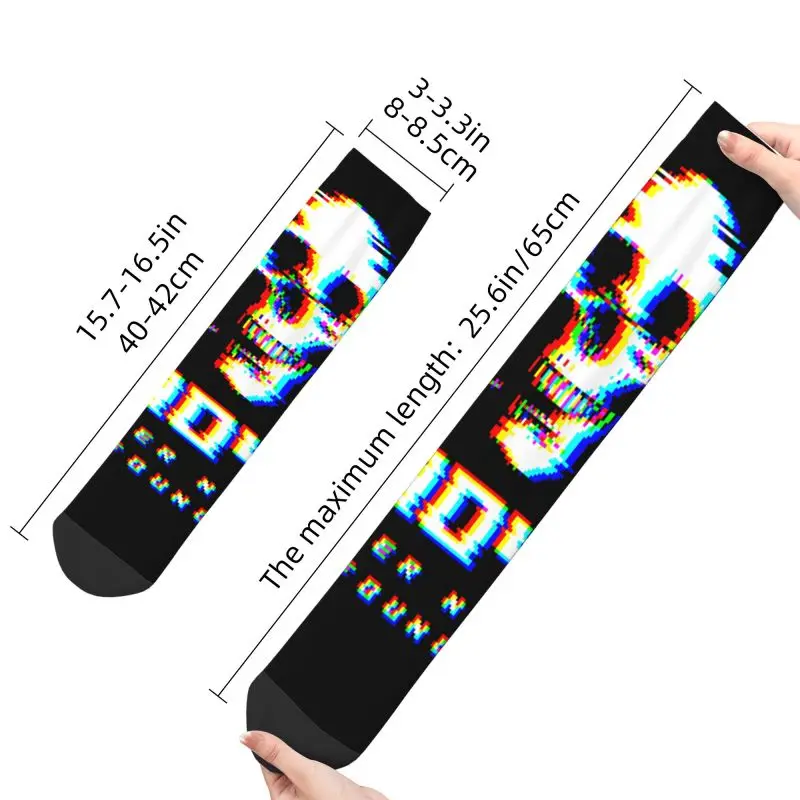 Error 404 User Not Found Mens Crew Socks Unisex Fashion 3D Print Computer Geek Programmer Dress Socks