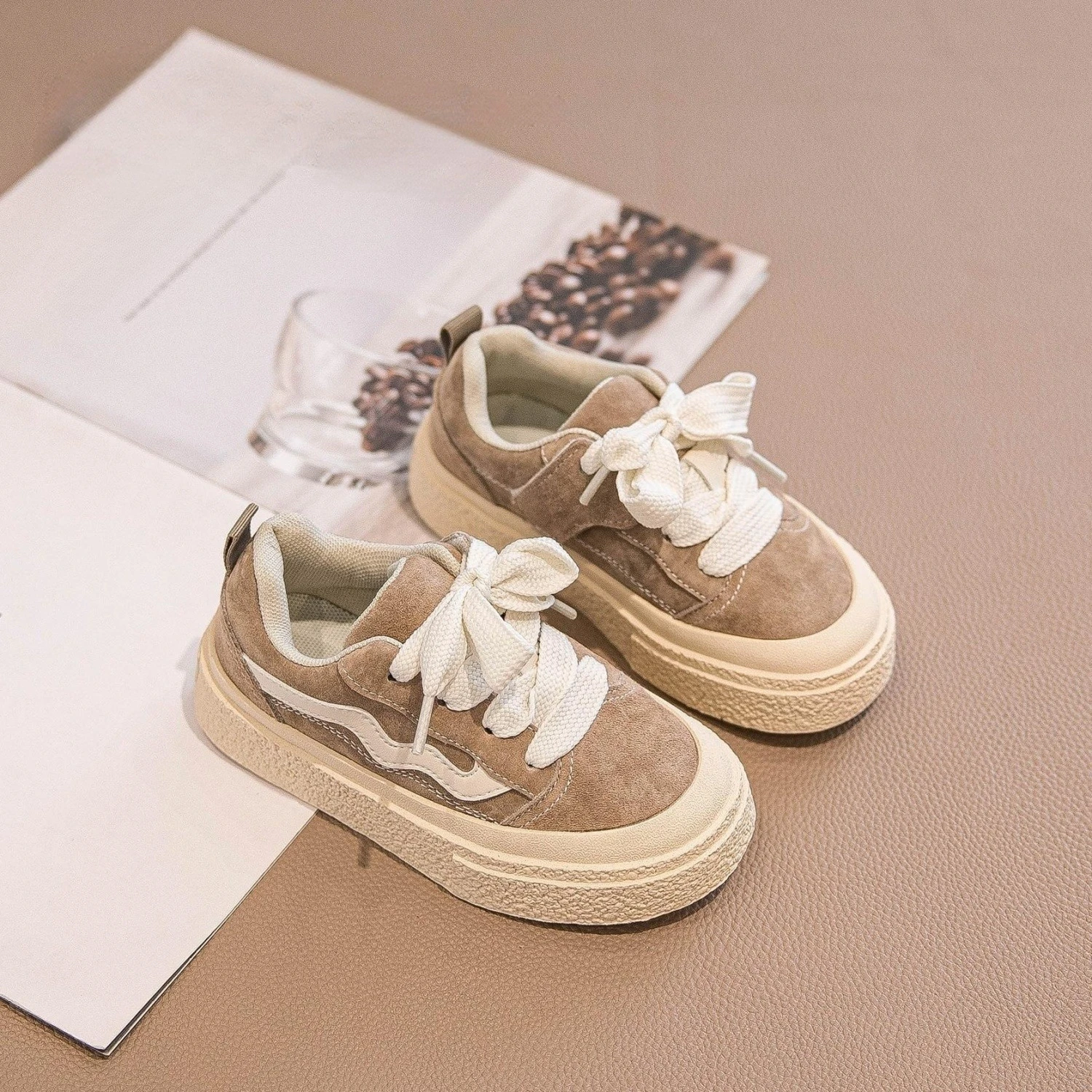 2026 Spring Summer New Kids Low Top Skate Shoes Fashion Breathable Children's Trendy Girls Sports Shoes