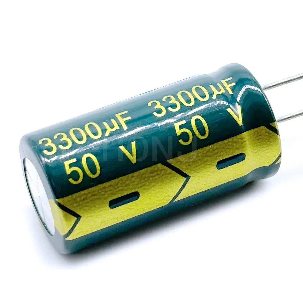 2-5PCS 50V3300UF Aluminum Electrolytic Capacitor Original Low Esr/impedance High Frequency Size 18*35 3300uf50V 50V3300uf 20%