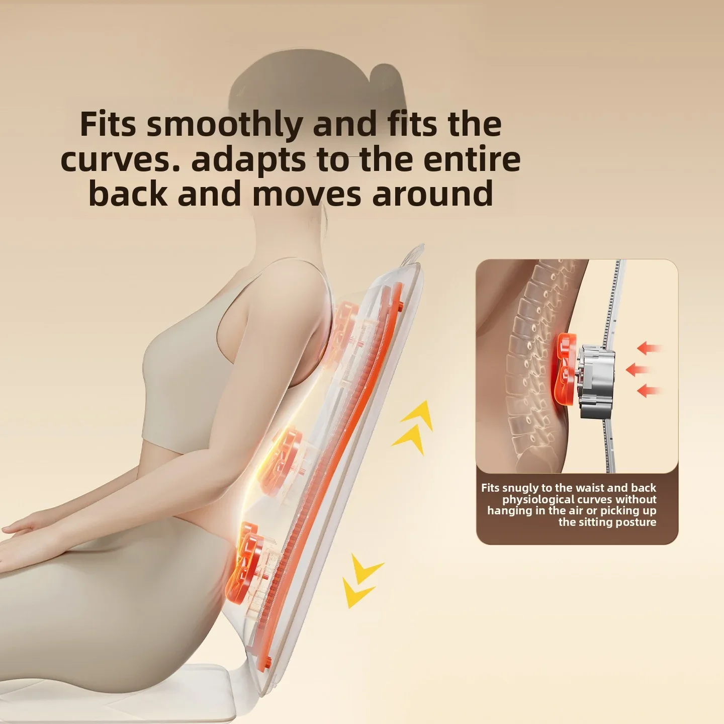 Jinkairui Fully Automatic Track Massage Mattress Rechargeable Neck/Back/Fulld Body Foldable Backrest a Beautiful Gift