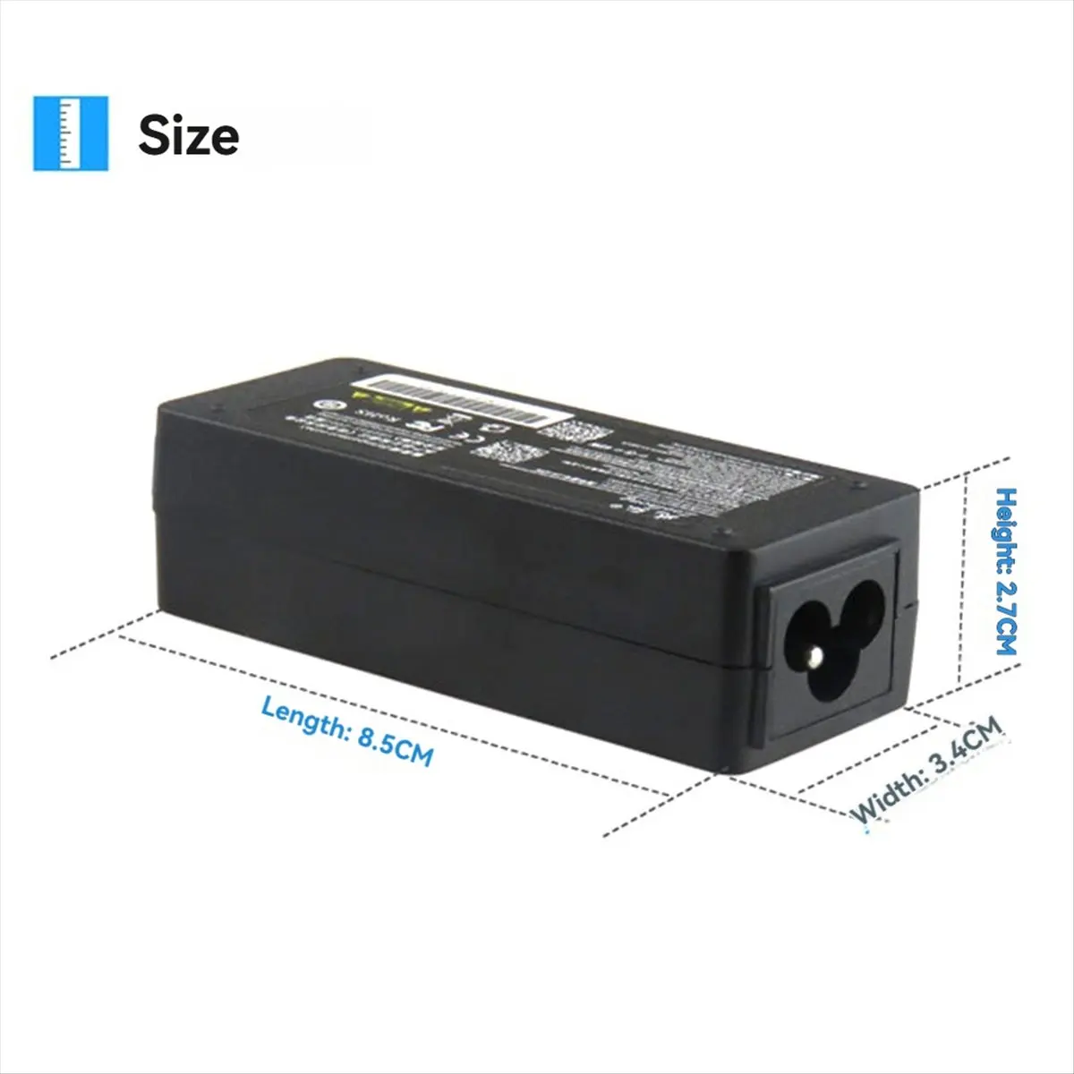 2026 جديد + 45 واط شاحن الكمبيوتر المحمول ل ، 19 فولت 2.37A ، 3.0x1.1 مللي متر محول الطاقة شاحن الكمبيوتر المحمول