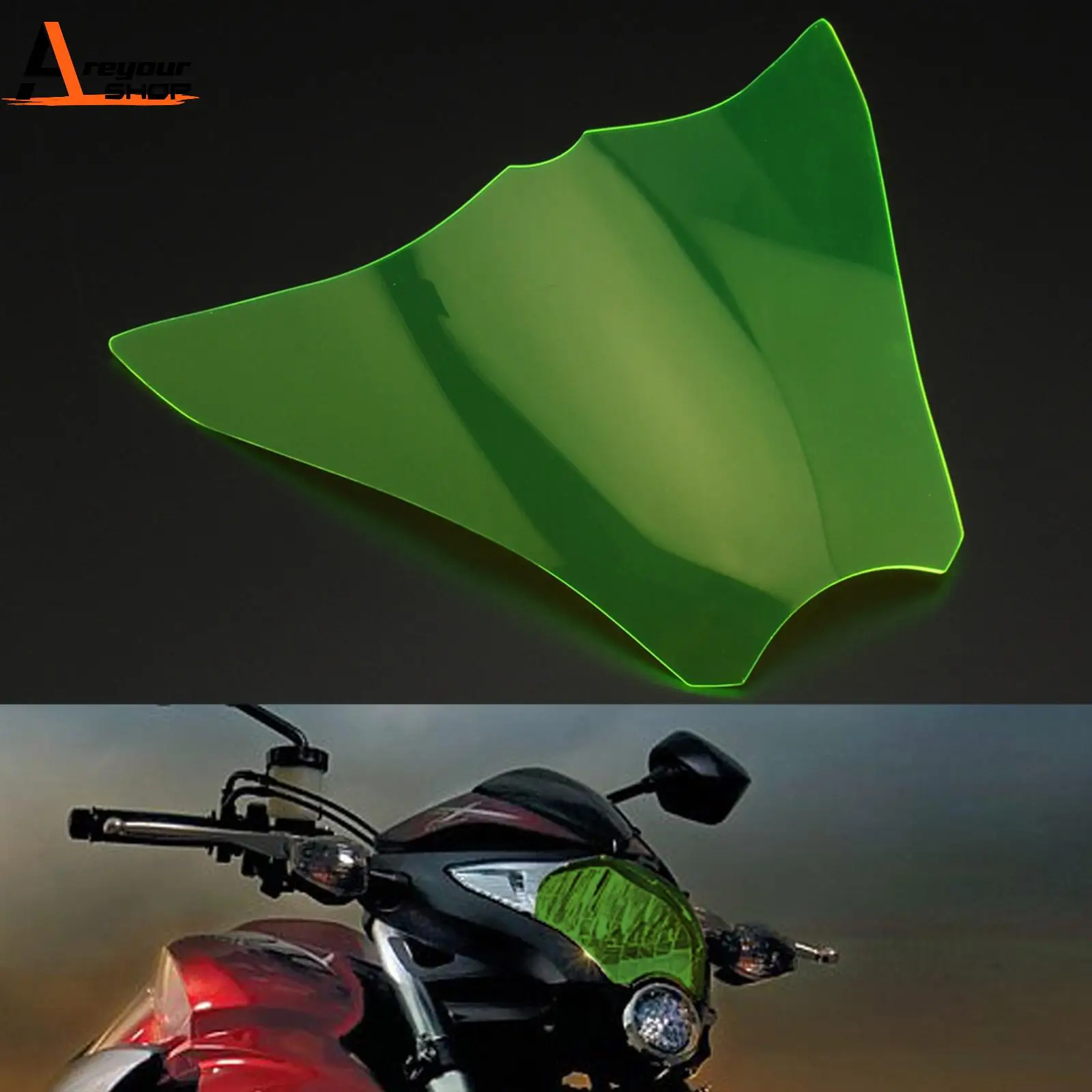 

Areyourshop Front Lamp Lens Headlight Lens Protection Fit For Honda Cb1000R 2008-2017 Motorcycle Parts