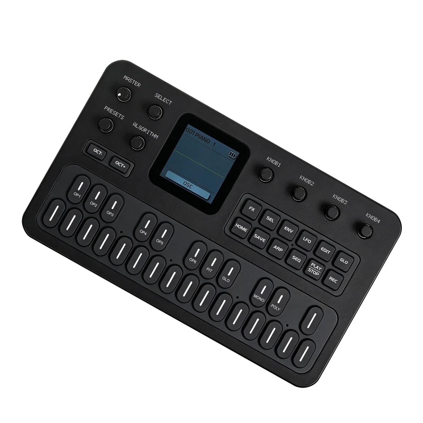 M-VAVE FM-1 Portable Audio FM Synthesizer 3-Channel MIDI Built-in 6 Effects 3.5mm Stereo Output