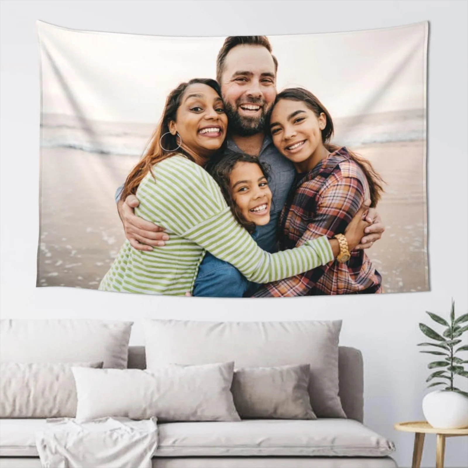 Tapiz personalizado con imagen de cualquier tamaño, tapiz de poliéster impreso para Bar, dormitorio, manta, tapiz personalizado, decoración de fondo de habitación