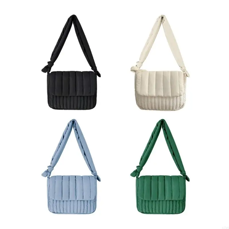 

G7NB Crossbody Tote Bag for Women Girl Shoulder Bag Large Capacity Underarm Bag Nylon Clutch Bags Black Green Blue