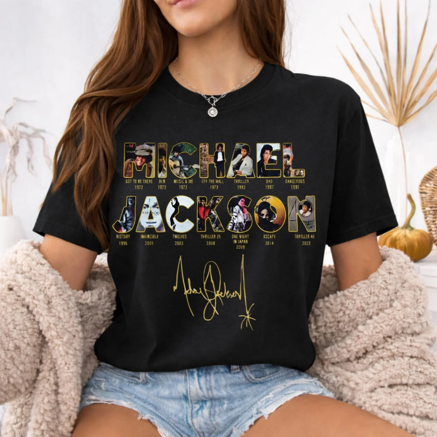 2026 Michael Jackson 90s Retro Graphic T-Shirt,kids/Unisex Cotton Streetwear Top,Music Lover Gift
