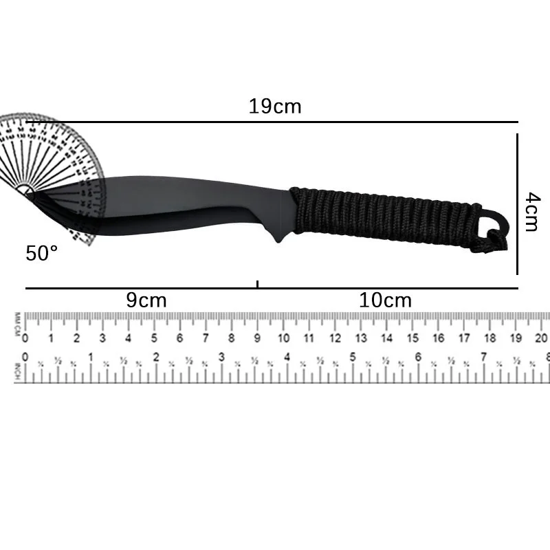 Outdoor Camping Style Small Straight Knife Outdoor Knife Camping Style Portable Survival Small Knife Household Stainless Steel F