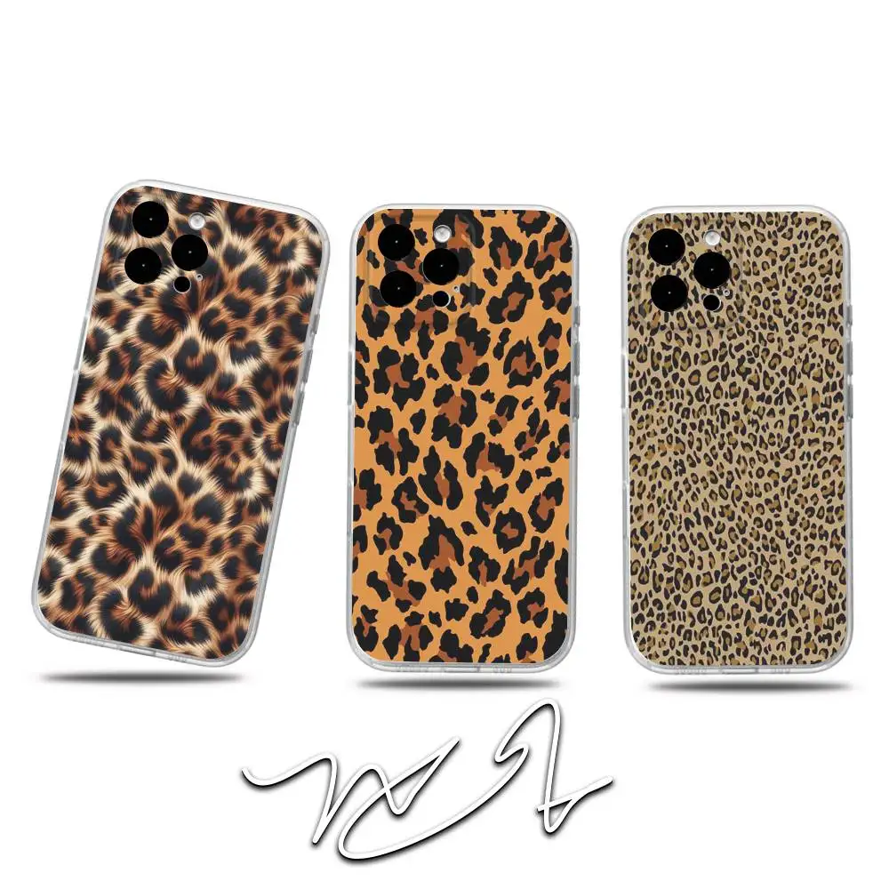 

Leopard P-Pink T-Tiger Phone Case For iPhone 17,16,15,14,13,12,Pro,Max,Plus,E,SE4,Air,Mini Transparent Cover