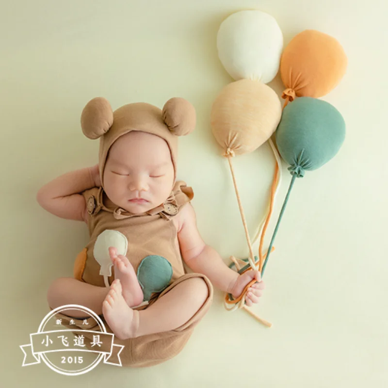 

Childrens photography clothing newborn baby photography clothing newborn baby photography rainbow macaron balloon 신생아촬영