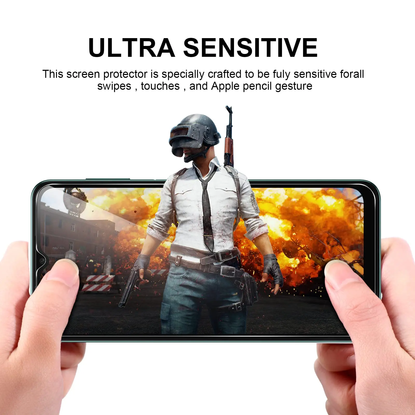 Screen Protector For Galaxy A04 A04s A04e Samsung, Tempered Glass HD Crystal 9H Clear Anti Scratch Case Friendly High Aluminum