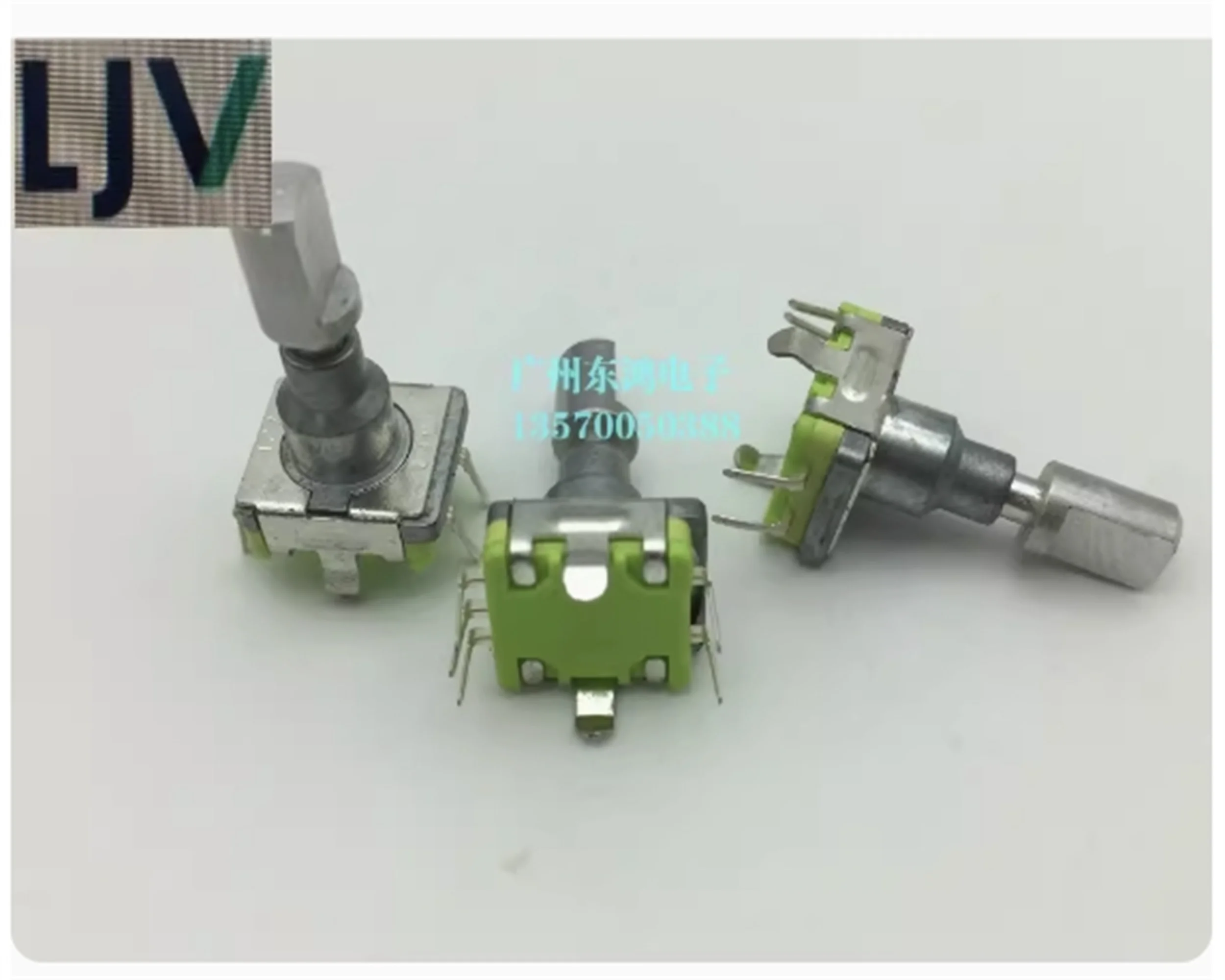 1 PCS LJV high-quality EC11 coding reset switch detection switch detection switch with push switch shaft length 20mm