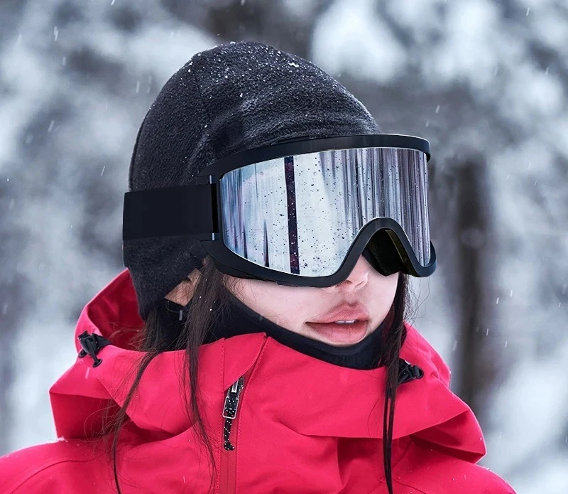 

Профессиональные противотуманные мужские лыжные очки OTG, ветрозащитные унисекс очки для сноуборда для женщин, очки для зимних видов спорта