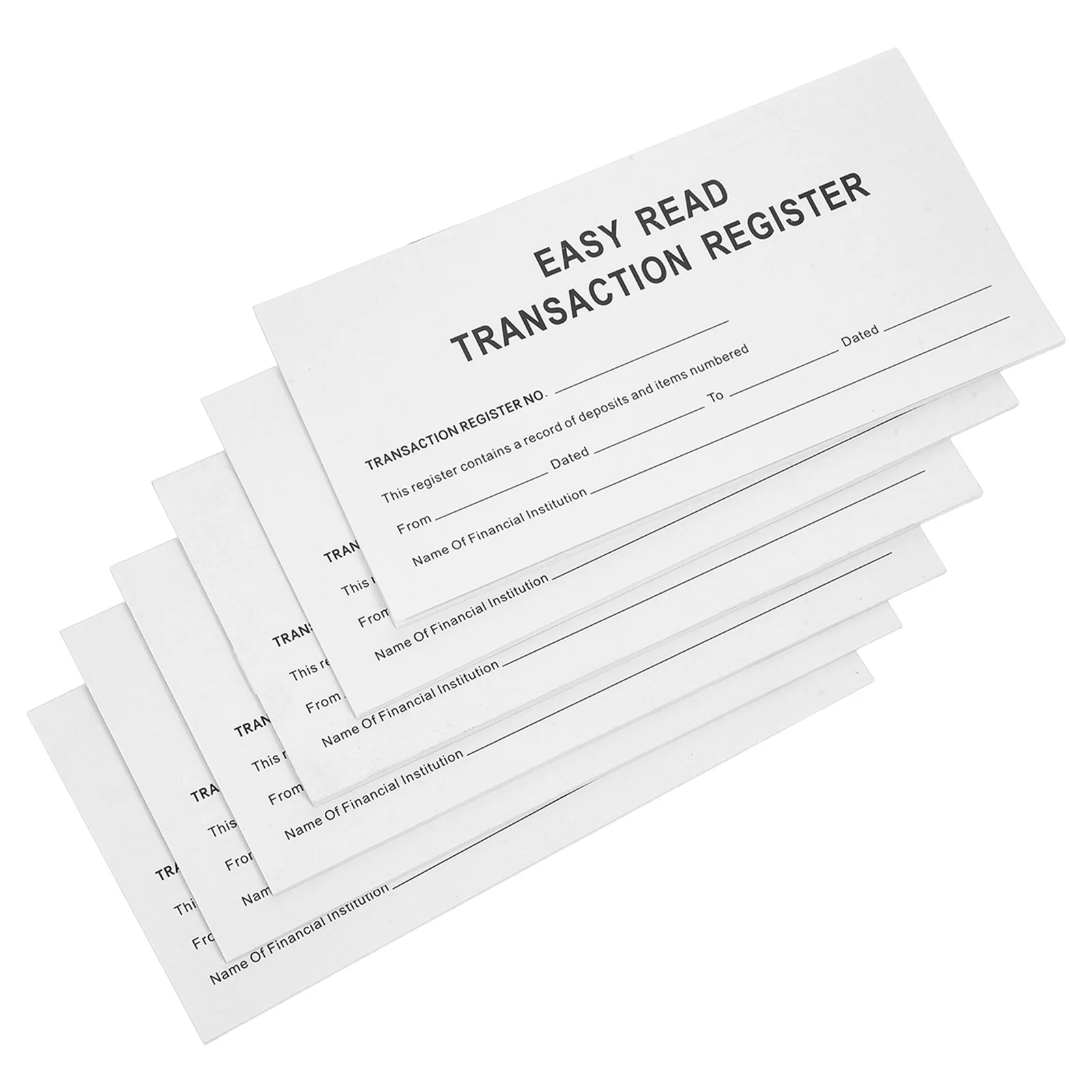 دفتر شيكات التسجيل المالي، دفتر الأستاذ المحمول ذو الطباعة الكبيرة لتتبع النفقات وإدارة العملات والميزانية الشخصية