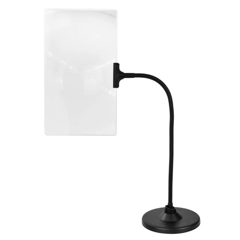 A5YD 4 Times Glass with Stand 10x5.7in Computer Screen Magnifier with Flexible