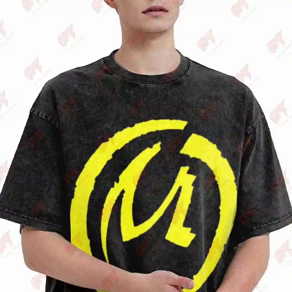 Blake And Mortimer Yellow Mark Vintage Washed Tee Pure Cotton T-Shirt