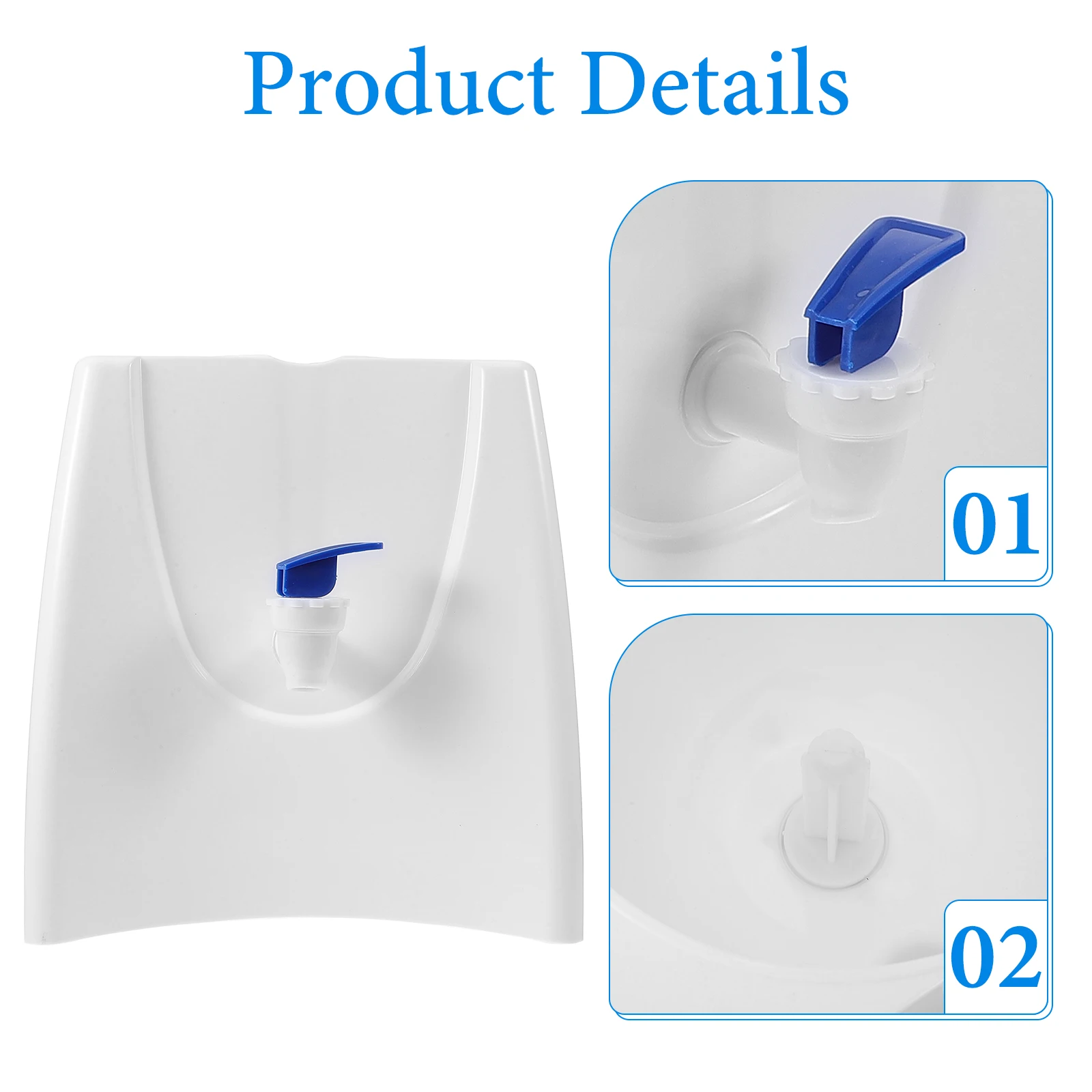 

Mini Water Dispenser Cold Portable Desk Countertop Gallon Plastic Tap Outdoor Camping Dorm Kitchen Use Water Cooler