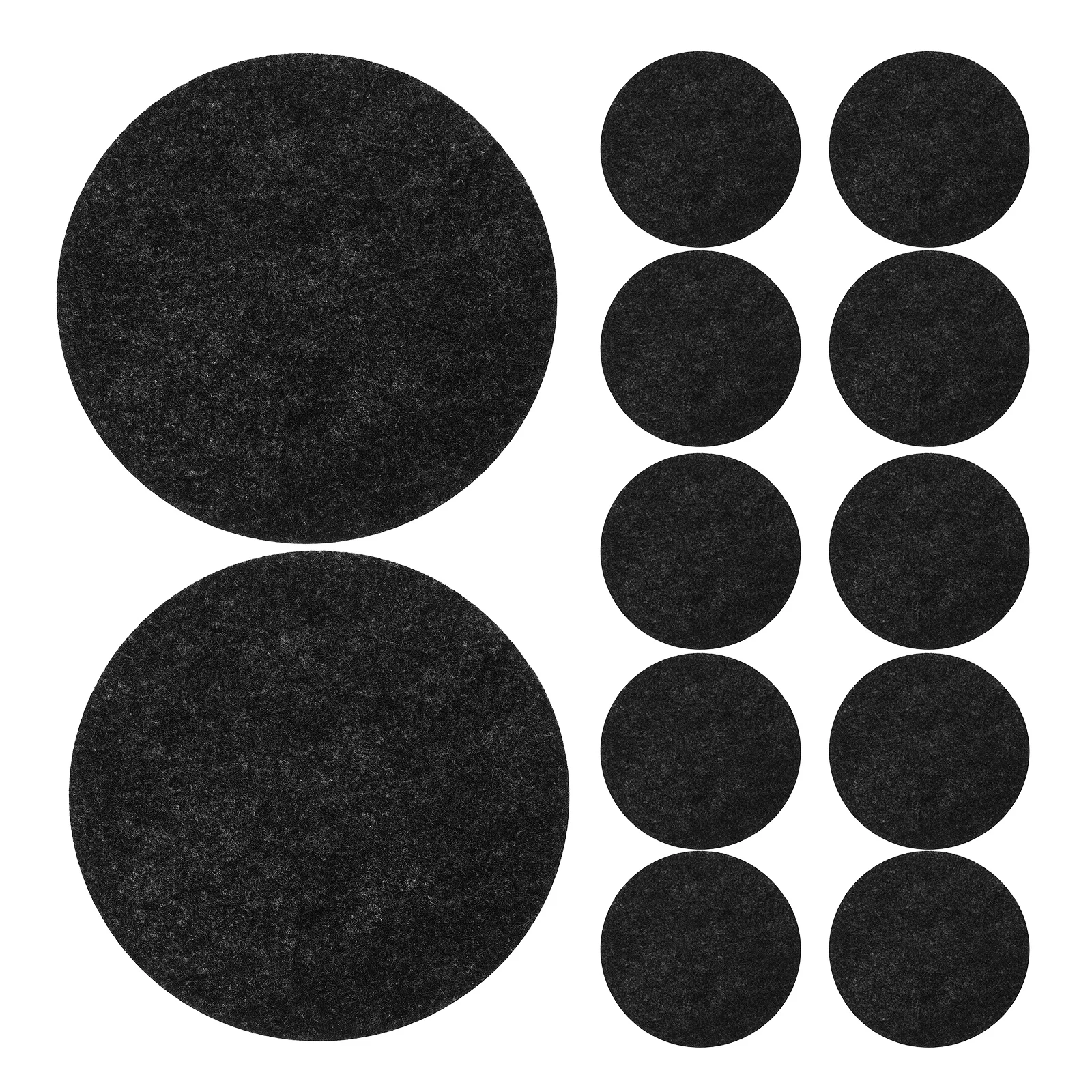

12 Pcs Dining Plate Insulation Pad Soft Protective Mat Felt Separators Anti Slip Pot Protectors Storage Organizer Kitchen