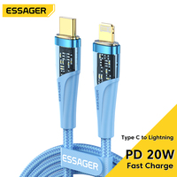 Essager PD 20W USB Type C Cable For iPhone 11 12 13 Pro Max Xr Xs 8 7 6 Plus MacBook iPad Air Fast Charger iPhone Date Wire Cord